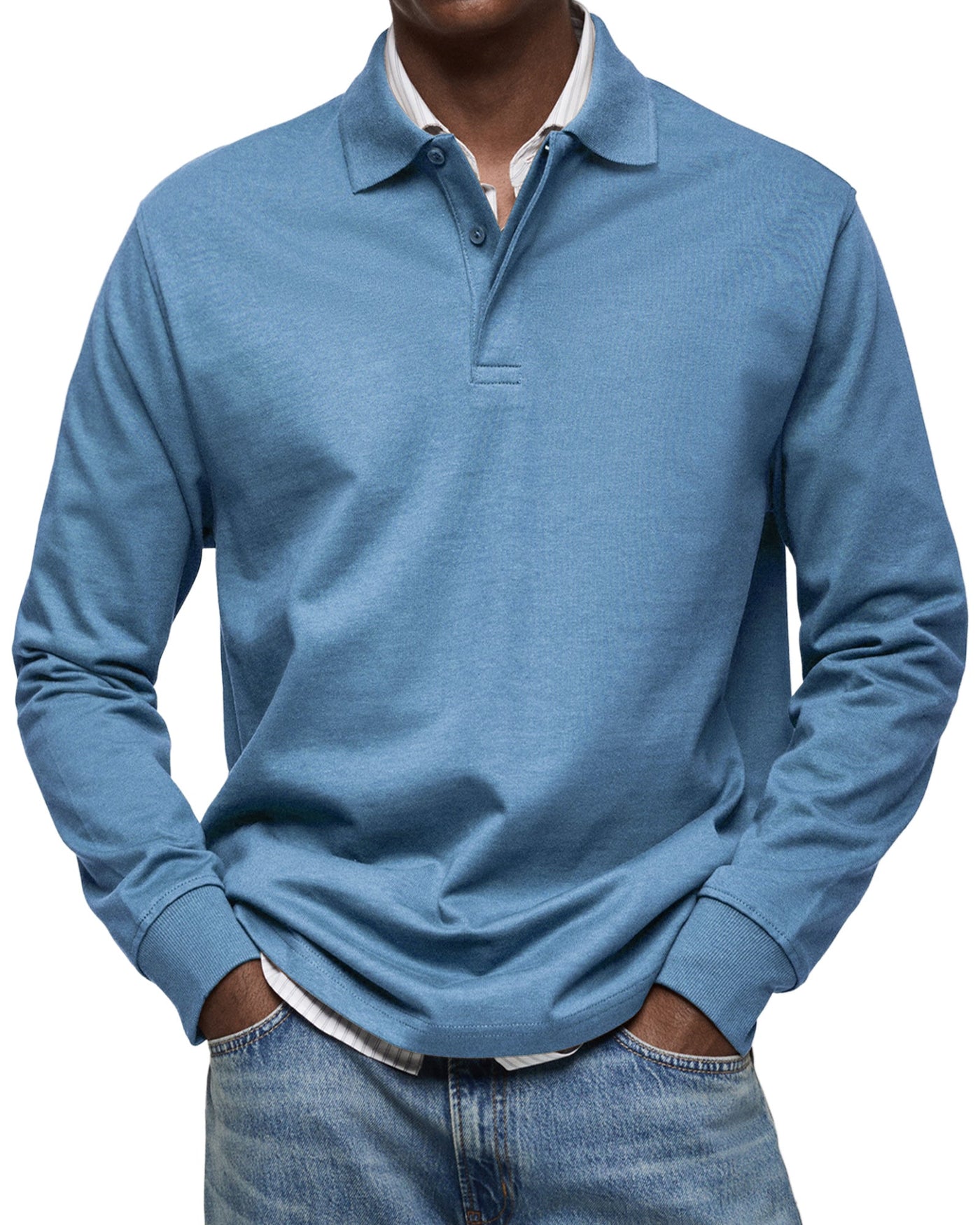 Wesley™ | Casual Long Sleeve Polo Shirt