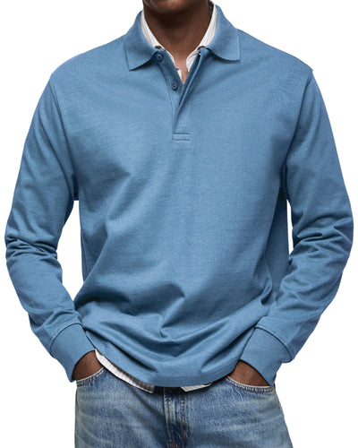 Wesley™ | Casual Long Sleeve Polo Shirt