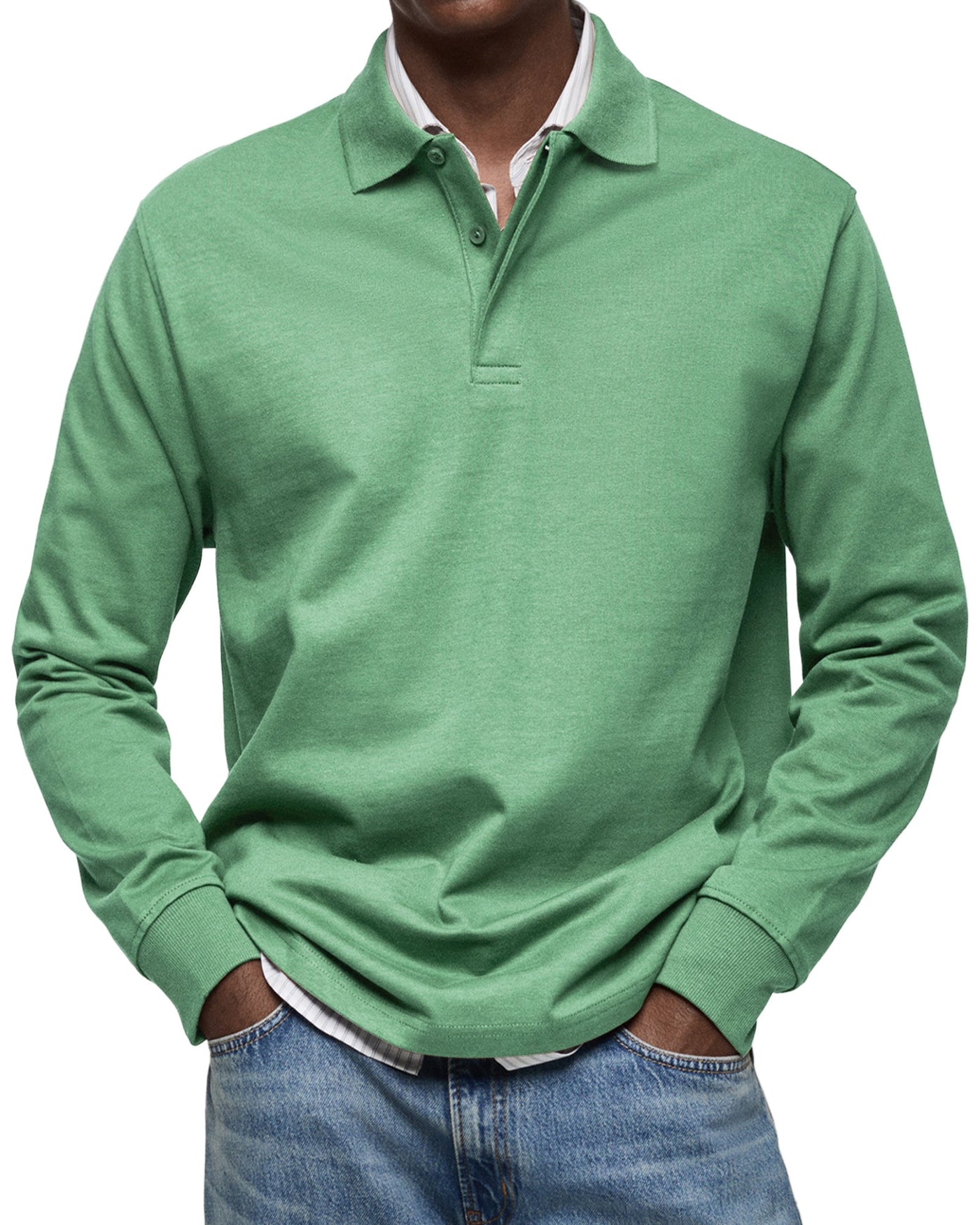 Wesley™ | Casual Long Sleeve Polo Shirt