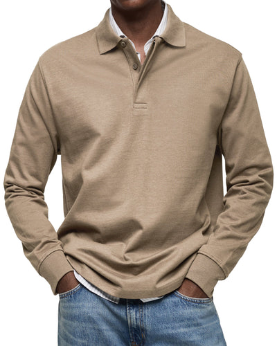 Wesley™ | Casual Long Sleeve Polo Shirt