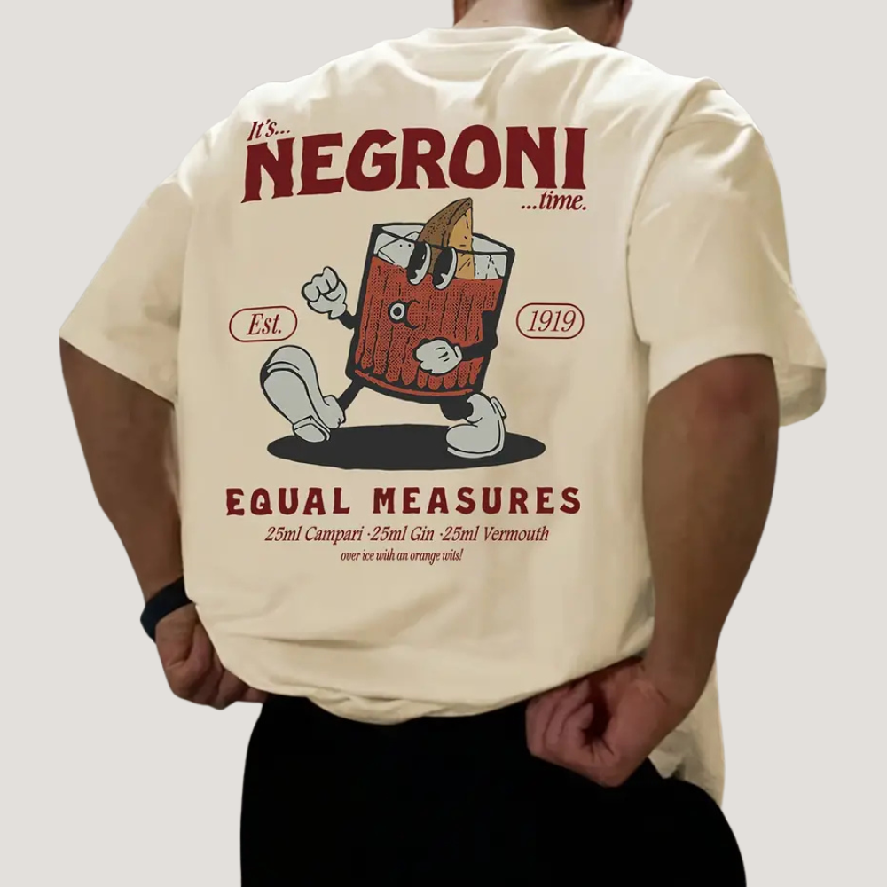 Romaric – Oversized Retro Negroni T-Shirt