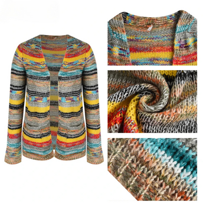 Clemency | Multicoloured Knitted Cardigan