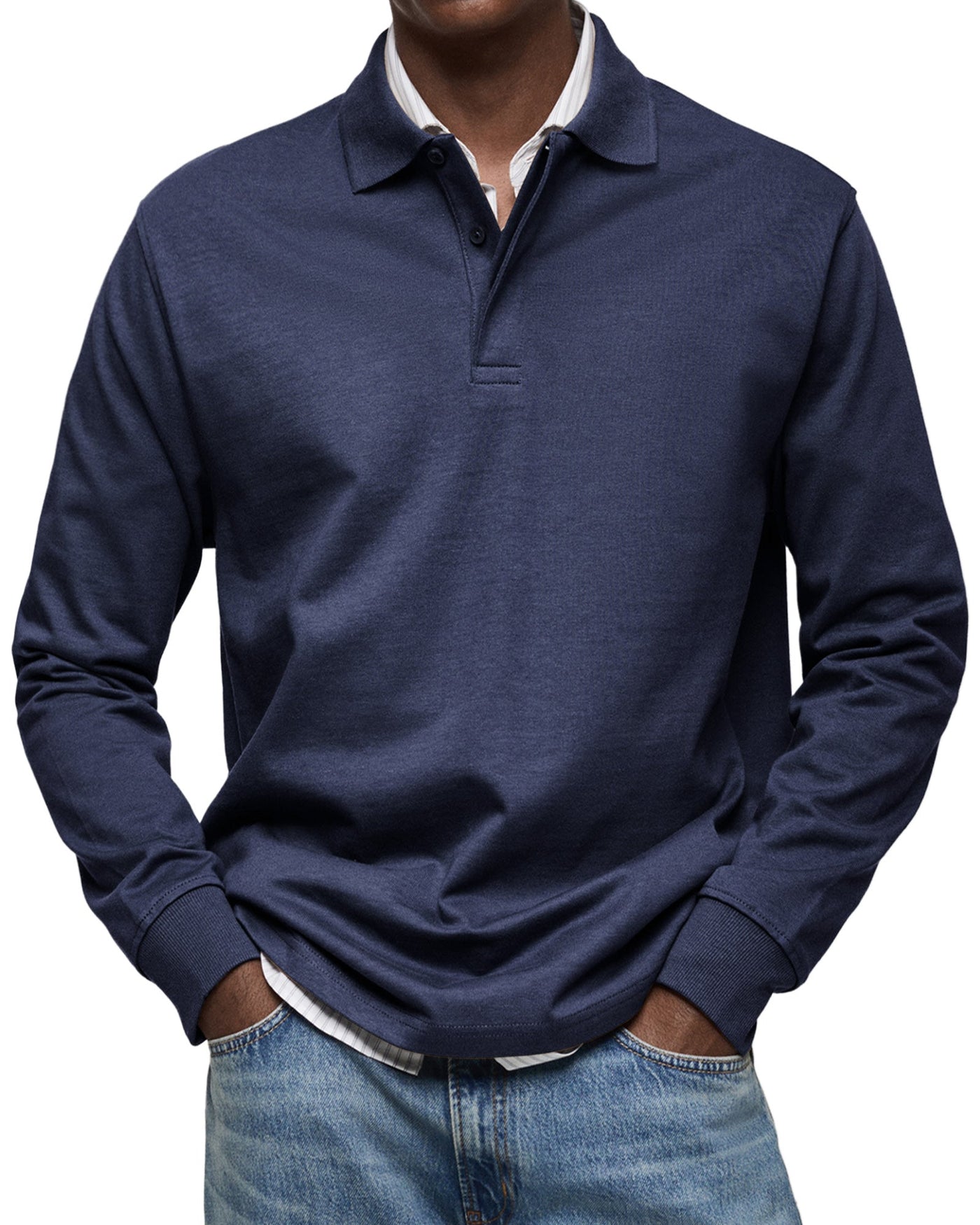 Wesley™ | Casual Long Sleeve Polo Shirt