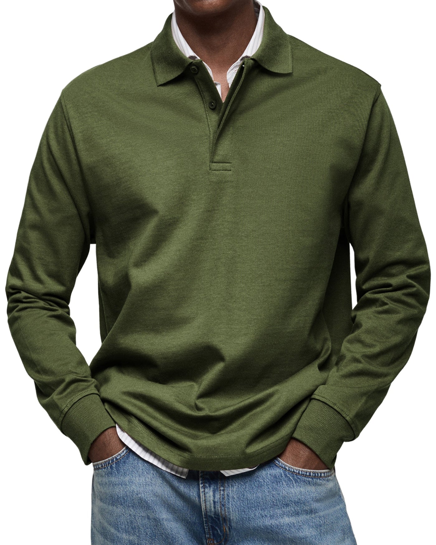Wesley™ | Casual Long Sleeve Polo Shirt