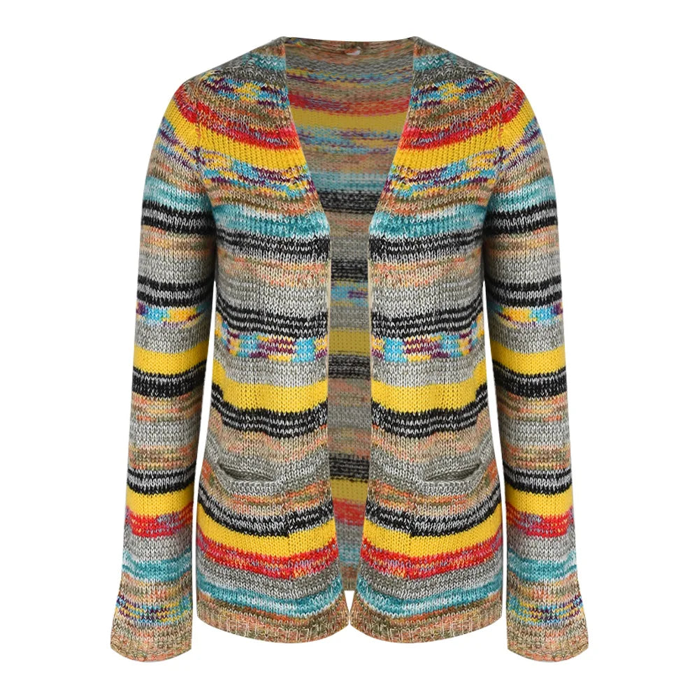 Clemency | Multicoloured Knitted Cardigan