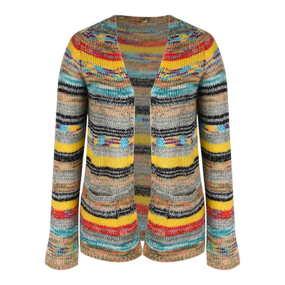 Clemency | Multicoloured Knitted Cardigan