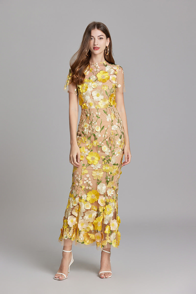 Lucienne | Floral Elegance Dress