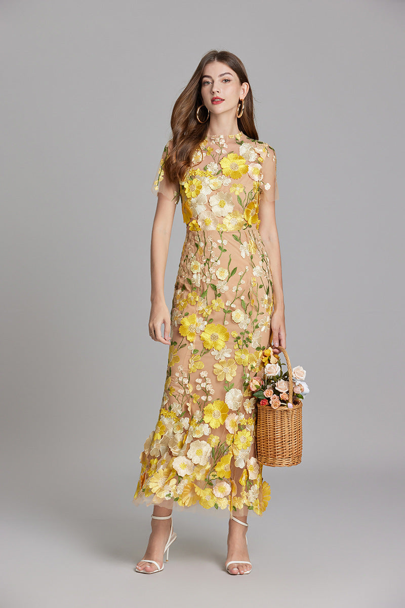 Lucienne | Floral Elegance Dress