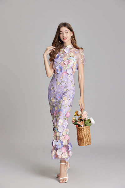 Lucienne | Floral Elegance Dress