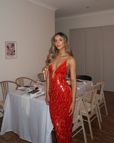 Sequin Maxi Long Dress
