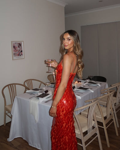Sequin Maxi Long Dress
