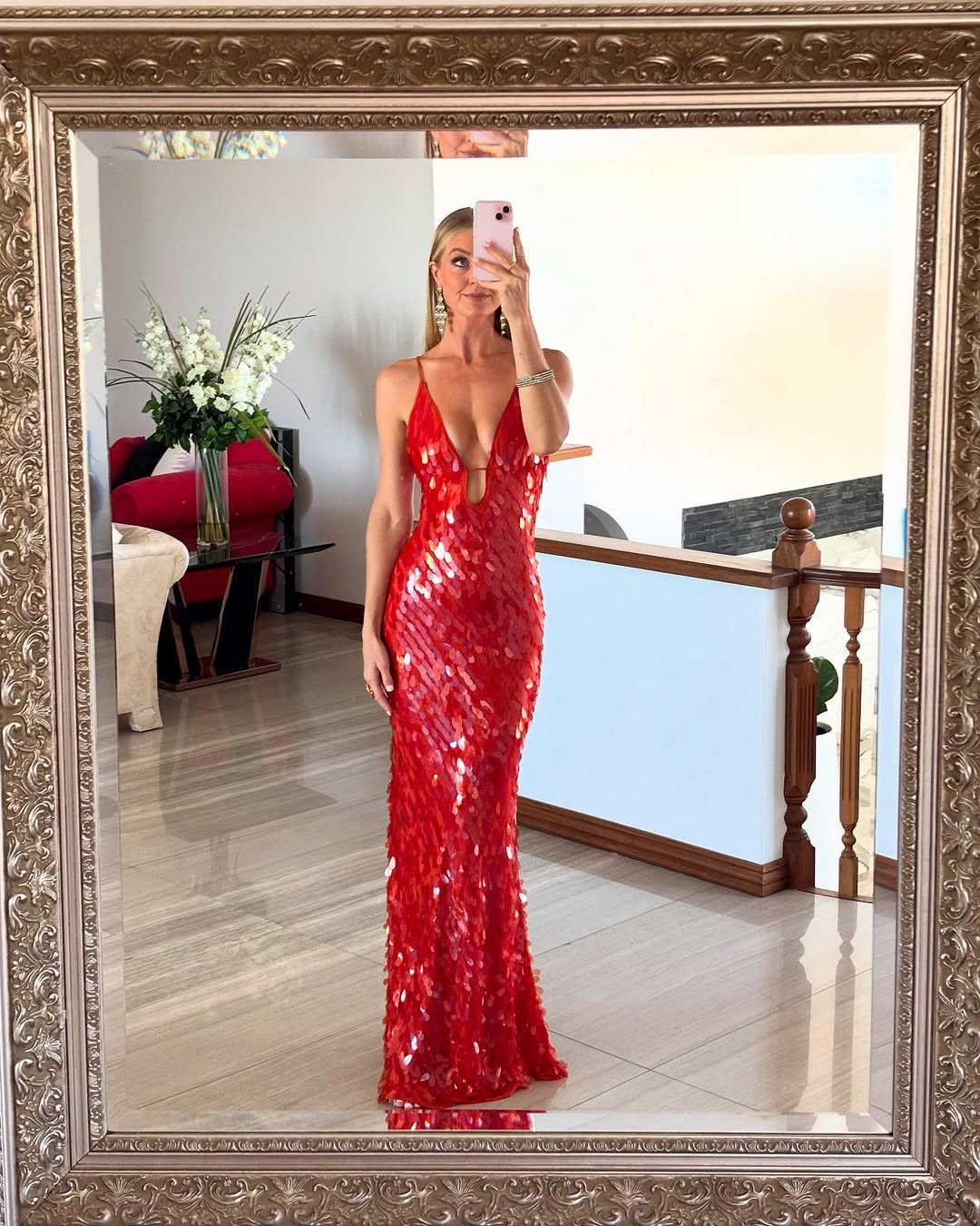 Sequin Maxi Long Dress
