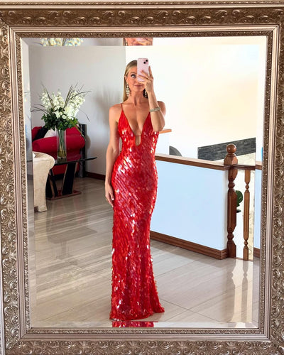 Sequin Maxi Long Dress