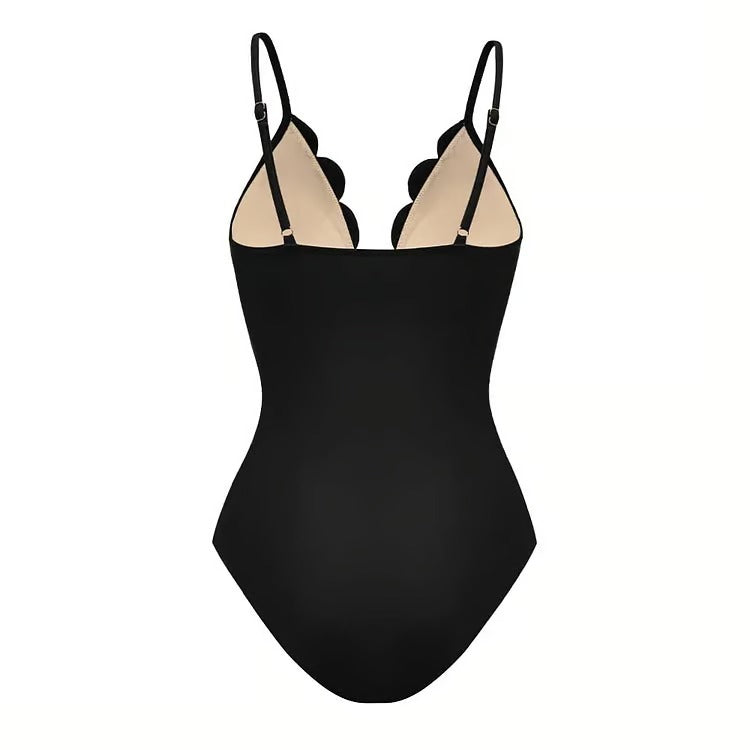Alice 2-Piece Dress-Swimsuit Set (Black)