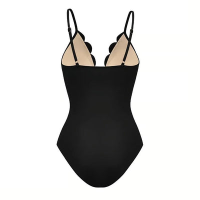 Alice 2-Piece Dress-Swimsuit Set (Black)
