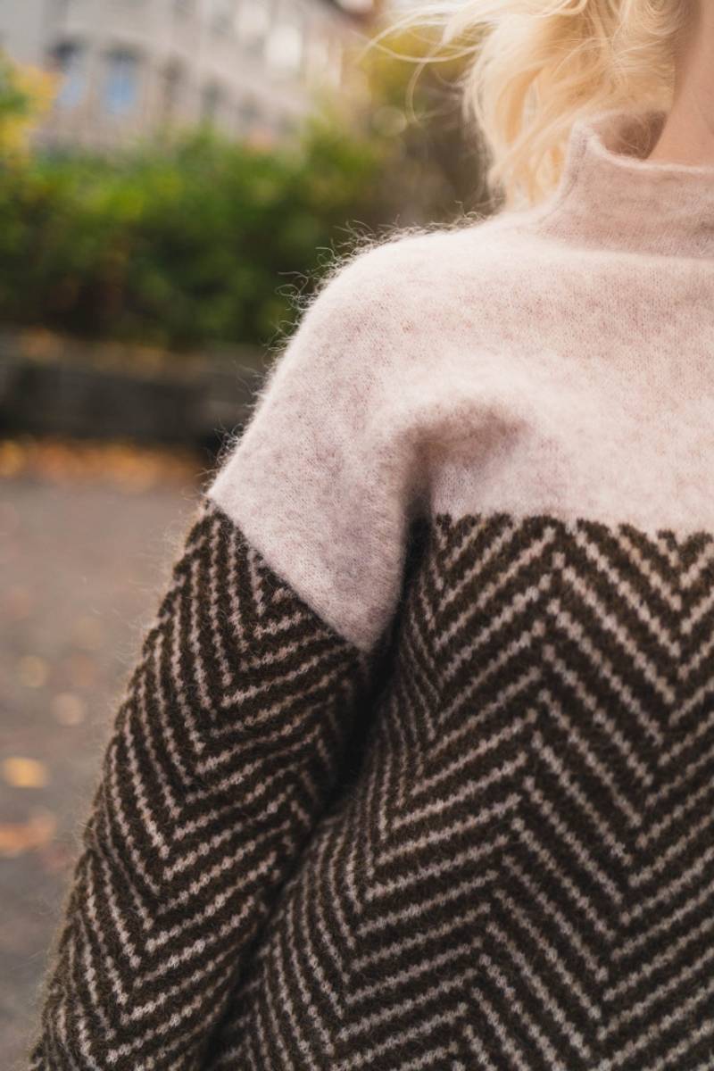 Darcy | Two-Toned Turtleneck Sweater